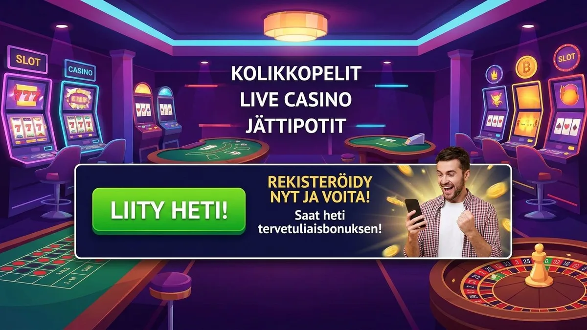 Rekisteröidy bonuksella